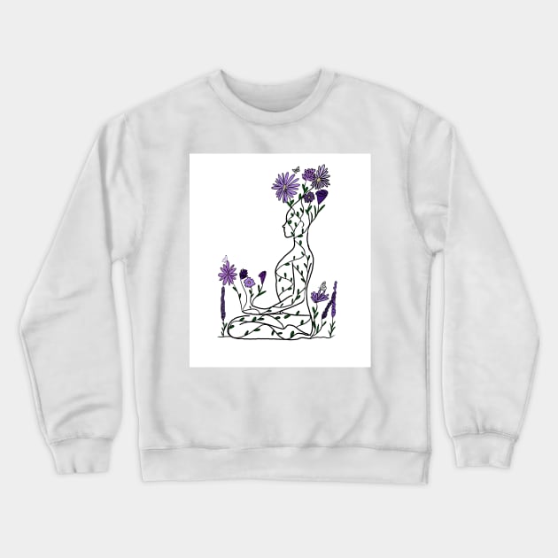 I am guided by the Devine Crewneck Sweatshirt by Treasuredreams